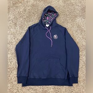 Barstool Sports Navy Transfusion sweatshirt - Large, 100% cotton